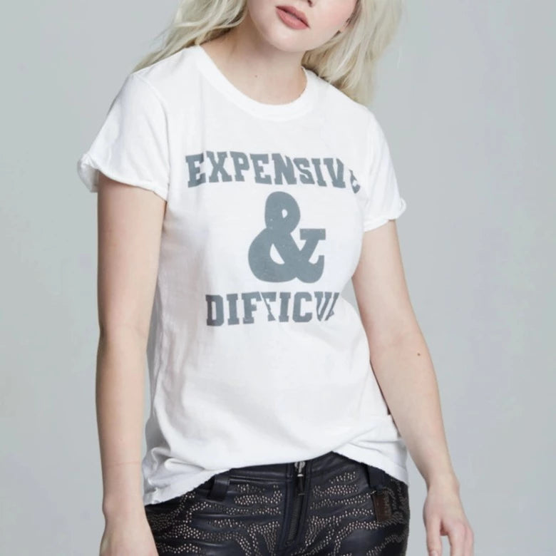 Expensive & Difficult Tee Shirt | White