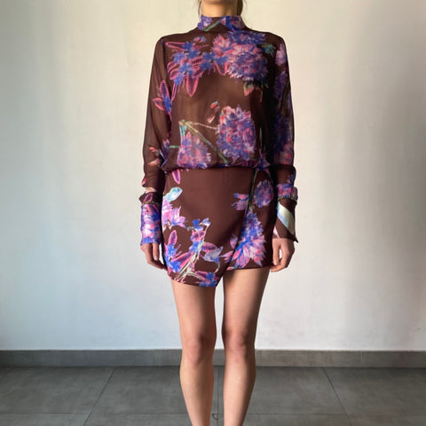 Alisa Wrap Godet Shirt Dress | Regal Romance