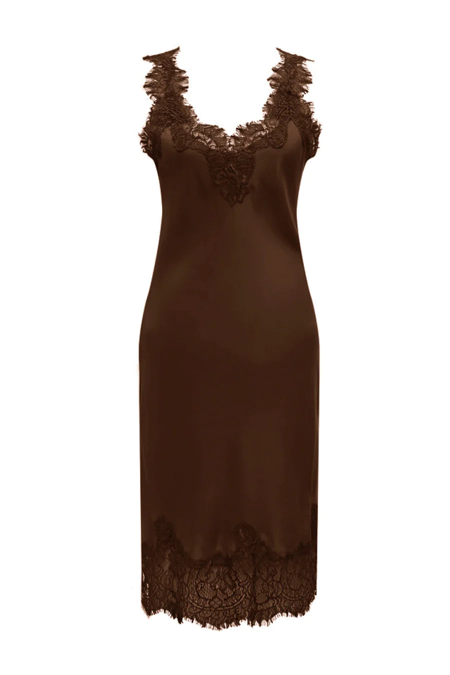 Megan Slip Dress | Chocolate
