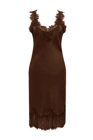 Valda Embellished Strap Dress | Black