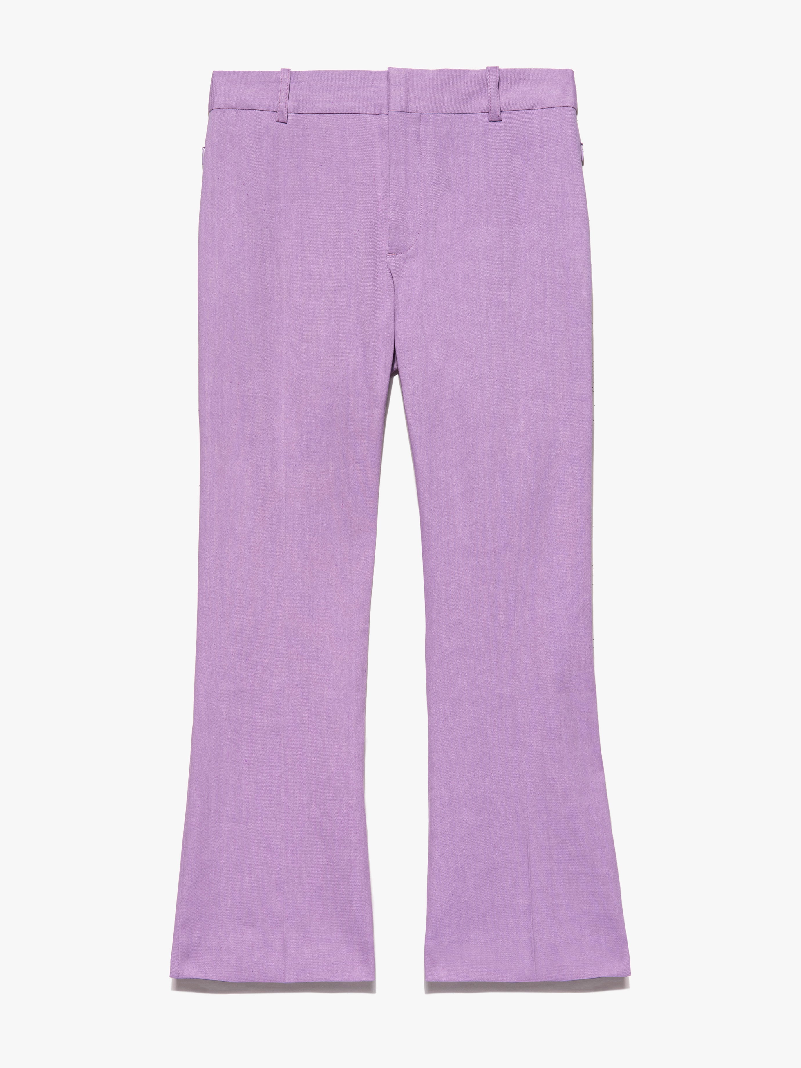 Le Crop Mini Boot Trouser | Lilac
