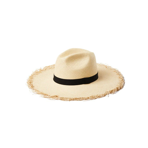 Montauk Straw Hat | Natural + Black Band