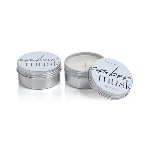 Travel Tin Candle | Amber Musk