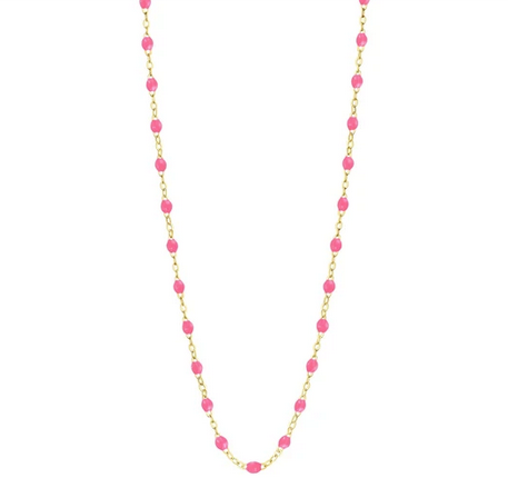Gigi Clozeau Necklace | Pink | 16.5" to 24.2"