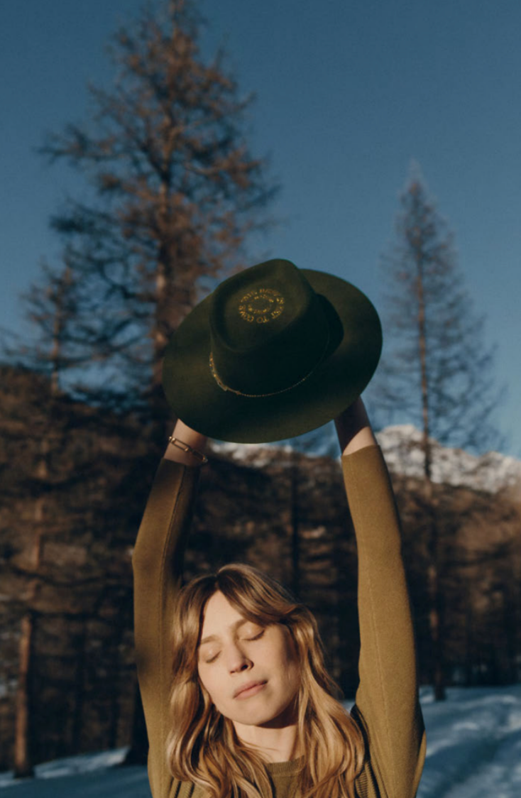 Janis Wool Hat | Green | The Best is Yet To Come