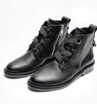 Laureen Roma Leather Boot | Black