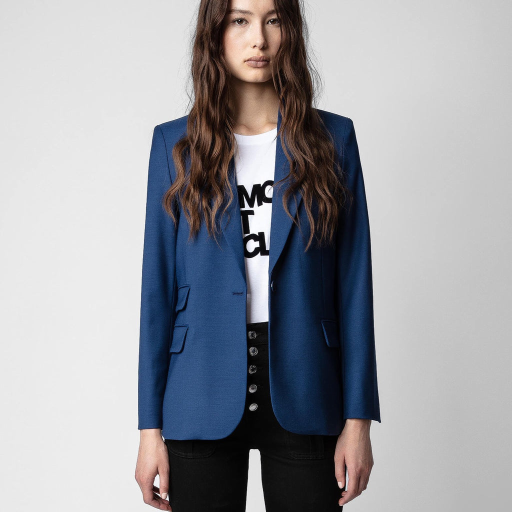 Venus Tailored Blazer in Blueberry from Zadig and Voltaire.